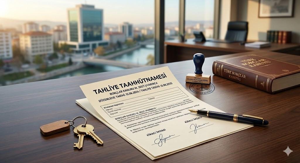 Tahliye Taahhütnamesi İmza Töreni ve Eskişehir Kira Avukatı Olcay Koparan